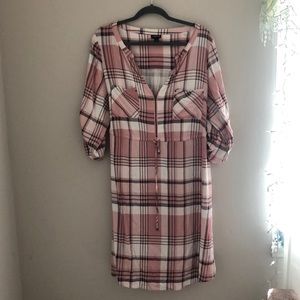 Pink Plaid Torrid Dress NWOT